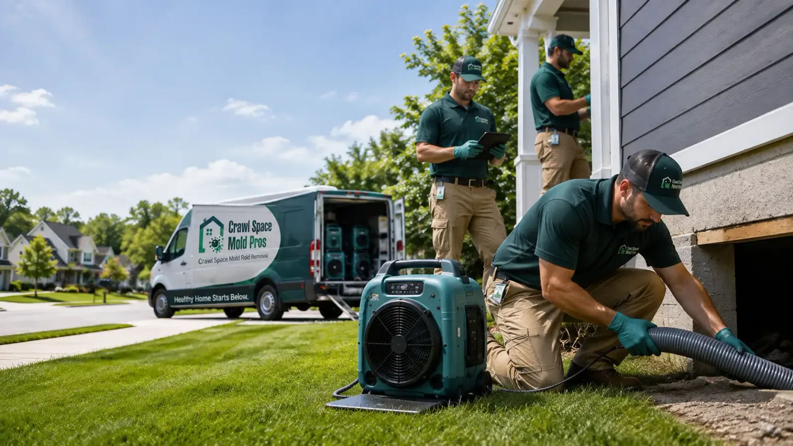 Crawl Space Mold Removal in Rochester, PA